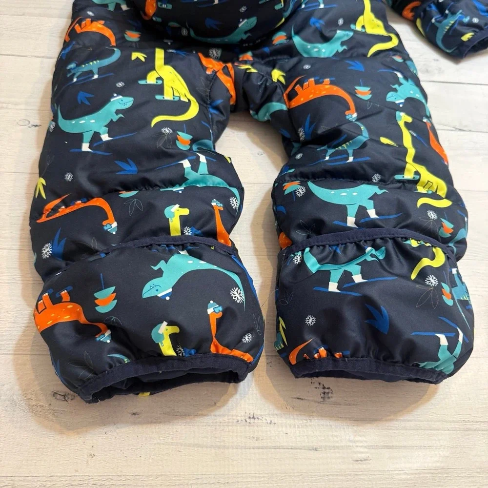 Columbia Baby‎ Boy Snuggly Bunny down Bunting colorful dinosaur 18/24 months